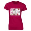 Playera Textil Esencia Mexicana modelo Frida Ventana Dama Rosa Fiusha