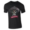 Playera Textil Calaca de Azucar modelo Mt Sombrero Charro Juvenil Negro