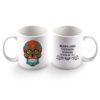 Taza Cerámica Calaca de Azucar modelo Colores Blanco