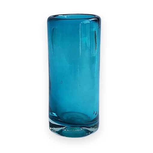 Tequilero Vidrio Soplado Promocionales  Azul